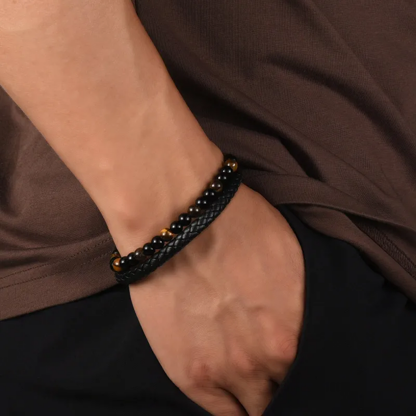 Pulsera de protección para mi hijo - Ojo de tigre