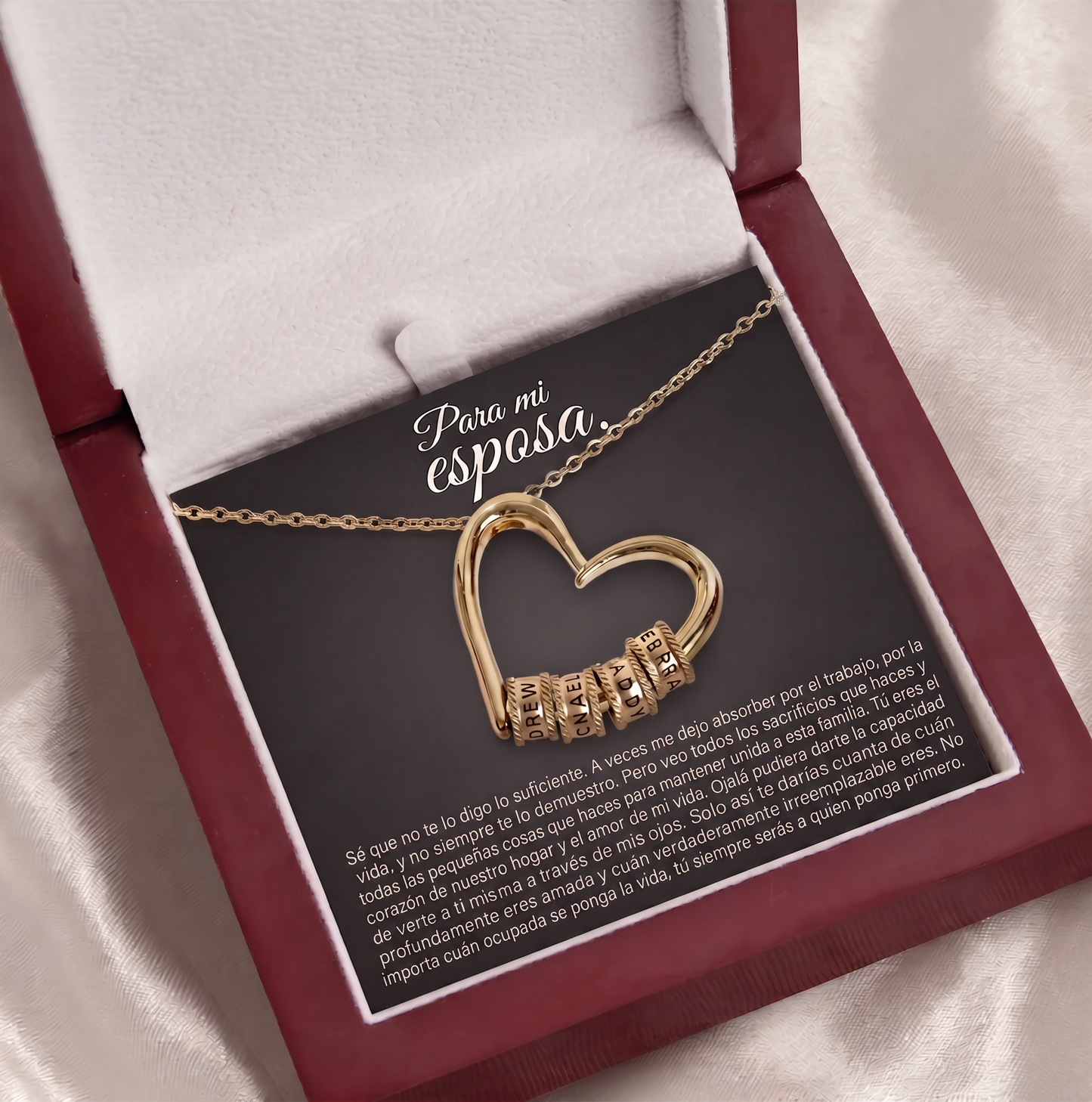"El Corazón de la Familia" Collar