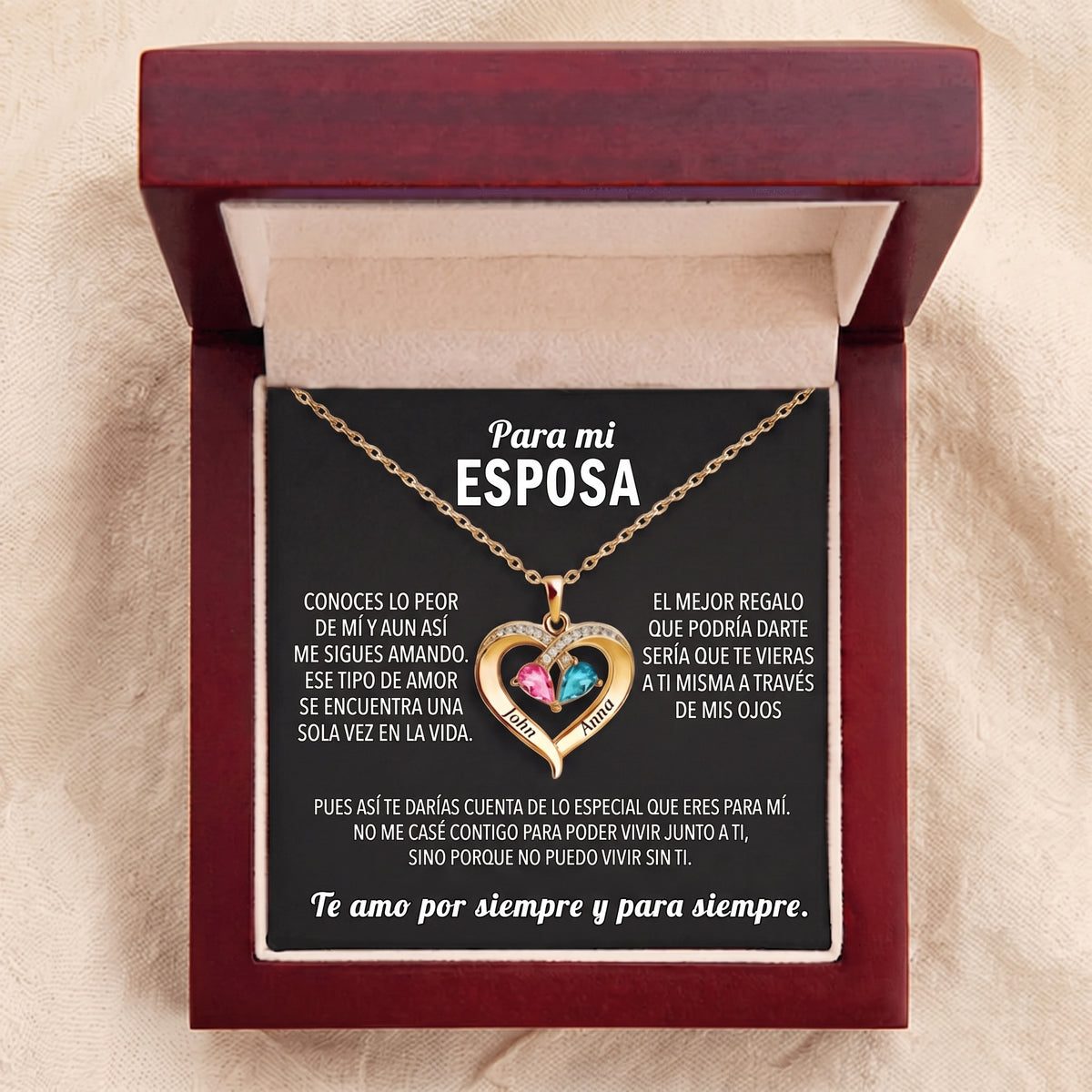 Collar "Mi Corazón es Tuyo"