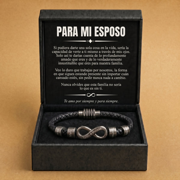 Pulsera Nudo Eterno (con nombres)