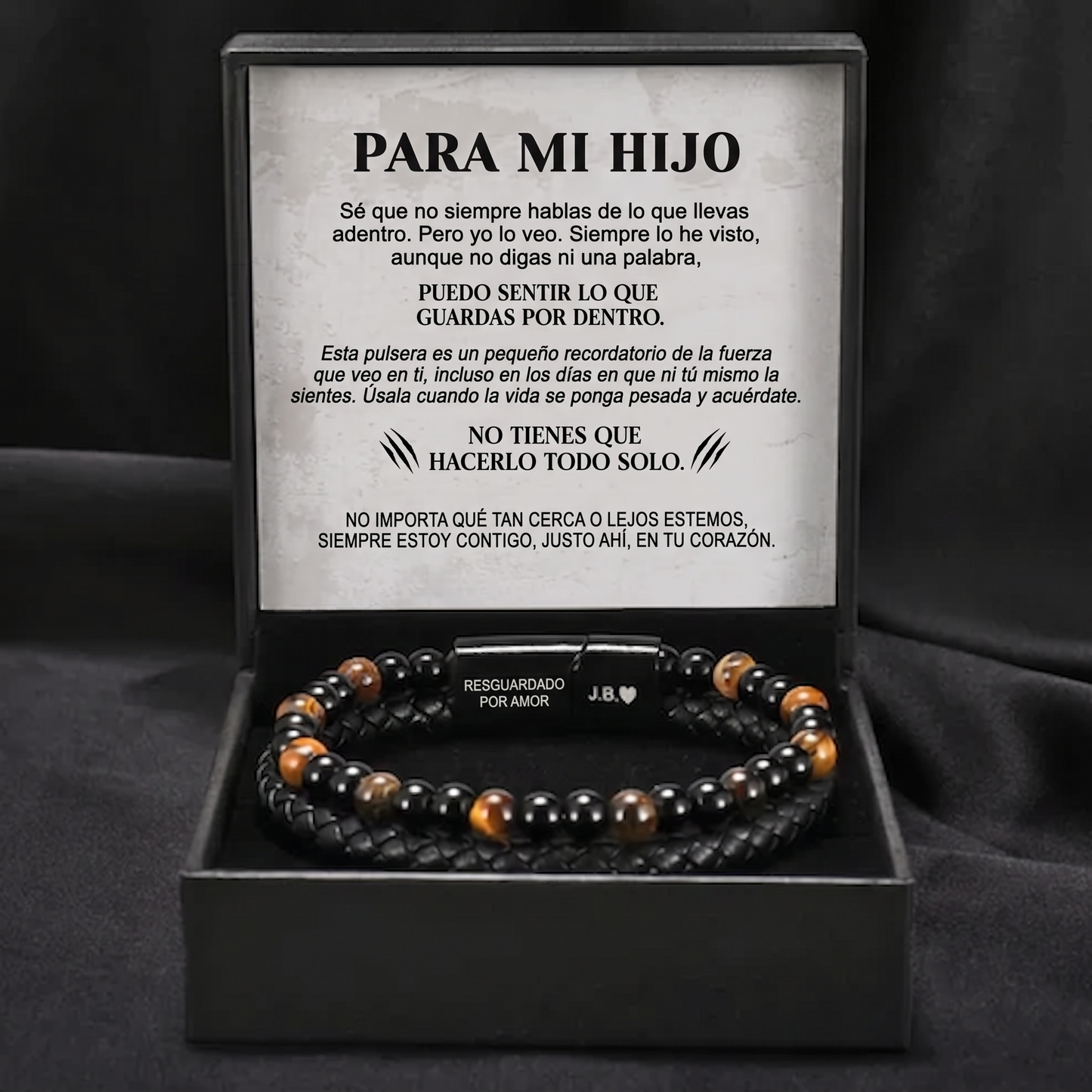 El Escudo de un Hijo – Pulsera de ojo de tigre