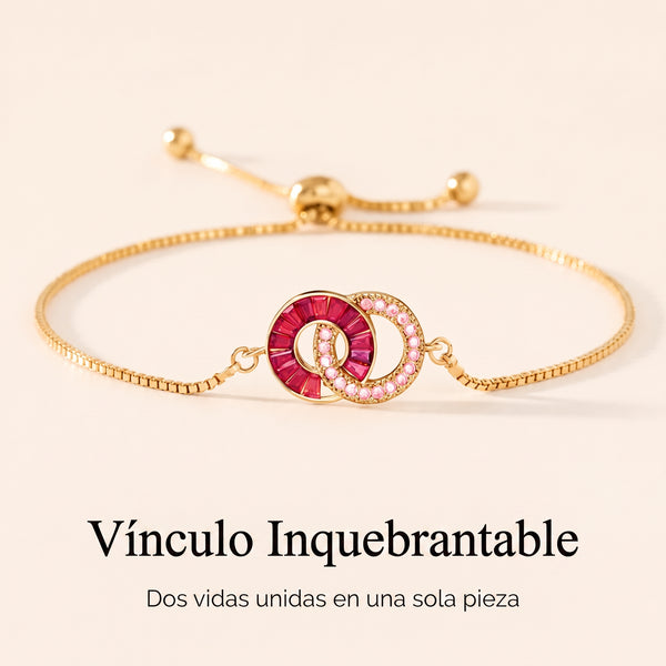 Pulsera de Piedras Natales Entrelazadas