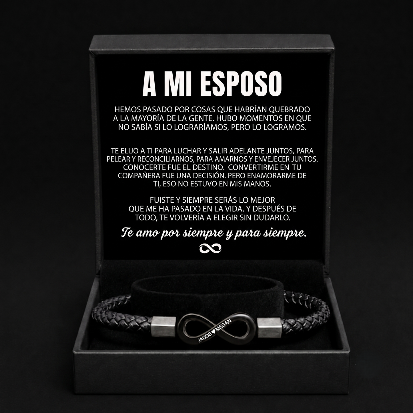 Pulsera personalizada «A mi esposo»